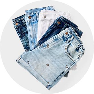 Juniors bermuda hot sale jean shorts