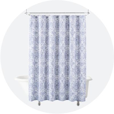 Blue Shower Curtains