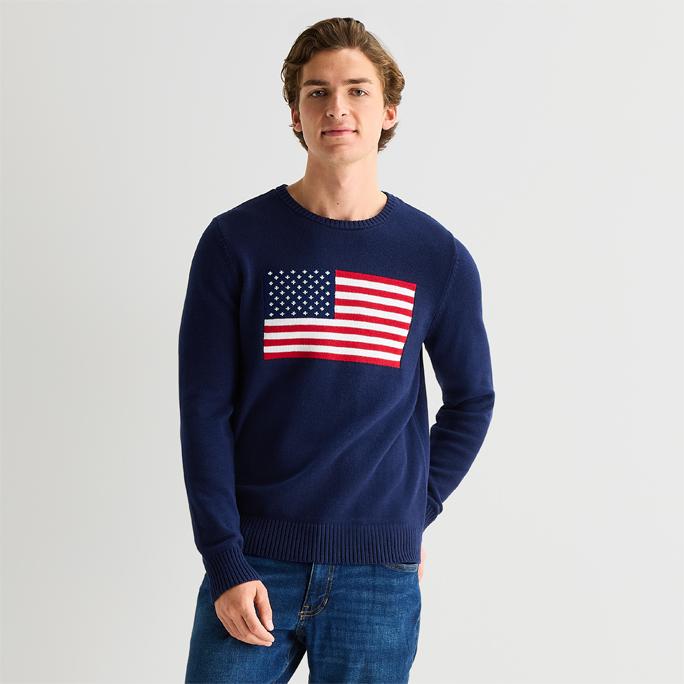 SJB Americana Mens Pullover Sweater