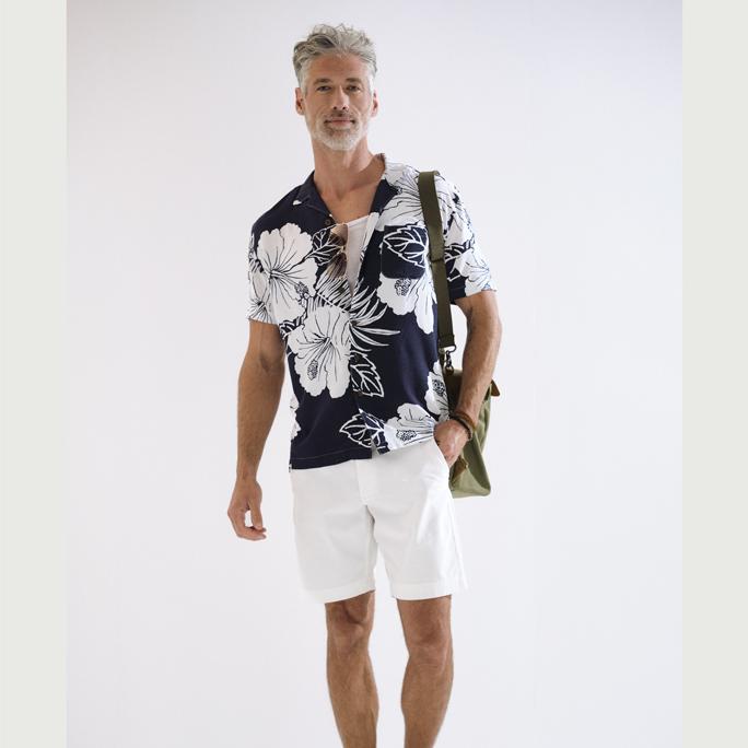 SJB Button-Down Mens Camp Shirt