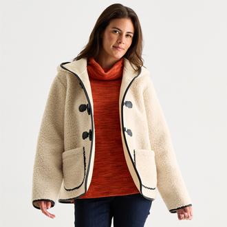 SJB Womens Midweight Teddy Coat