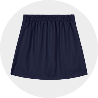 School Uniform Girls Pleated Skirt Below the Knee