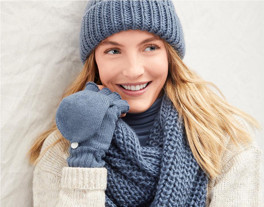 Snow lovely Cute and cozy accessories will make  you wish winter lasted forever. Shop cold weather accessories