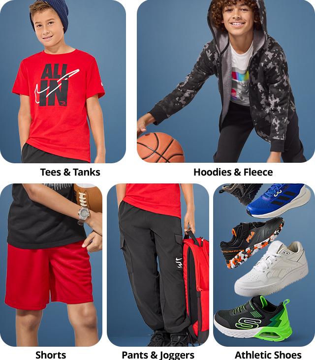 LOT OF BOYS ATHLETIC CLOTHES-PANTS deals JACKET SHIRTS~UNDER ARMOUR~XERSION~SIZE S 6-7