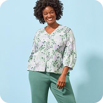 Jcpenney plus size blouses sale