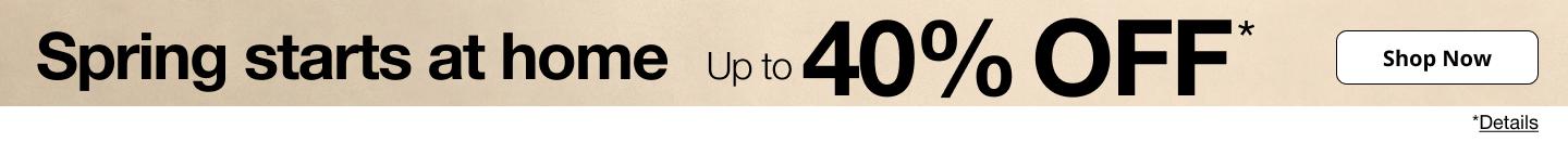 Spring starts at home