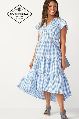 Jcpenney white outlet casual dresses