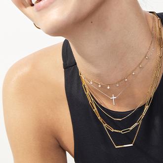 Stack Hack: Create a focal point with a charm,  diamond or other detail.