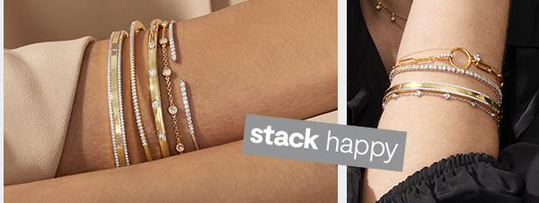 Get Stacked: How To Do the New Stacked Bracelets Jewellery Trend