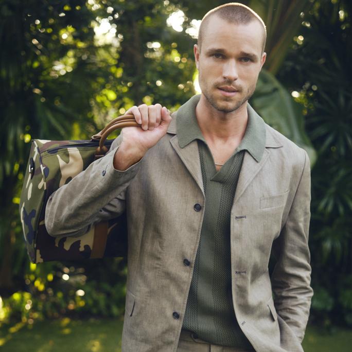 Stafford Olive Suit