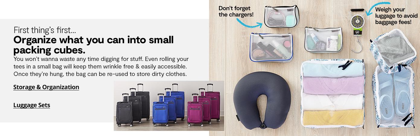 Storage & Organization and Luggage Sets