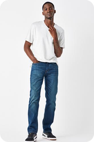 Young men's jeans on hot sale sale