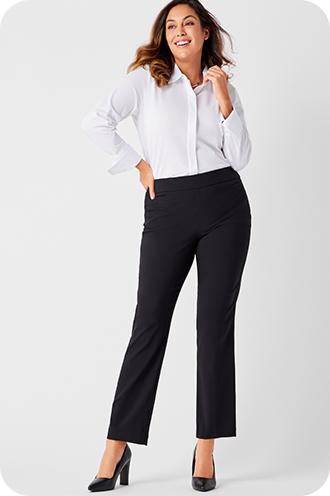 Women's Brown Dress Pants from jcpenney