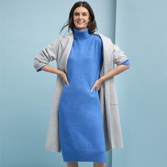 Stylus Womens Midi Sweater Dress