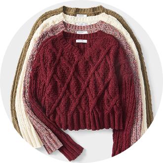 Trendy sweaters for outlet juniors