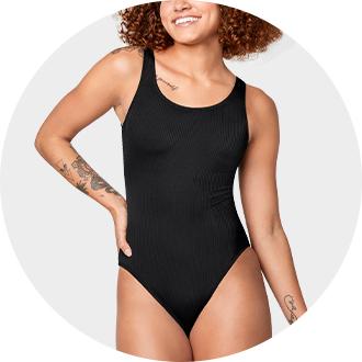 Arizona Jean Company V-Neck Bodysuits for Women