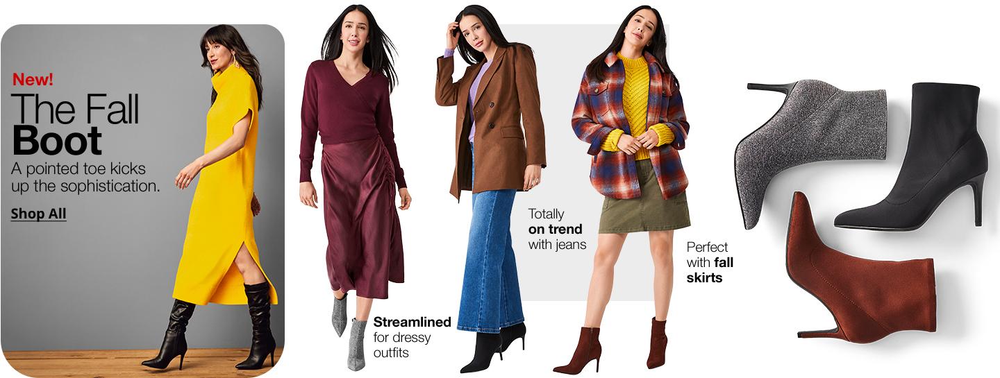 womens pointed toe boots banner