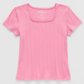 Thereabouts Girls Square Neck T-Shirt
