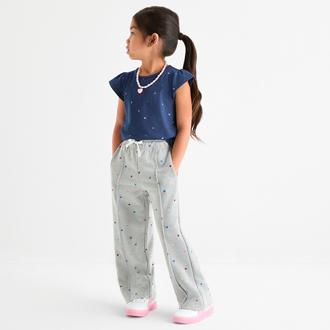 Thereabouts Girls Wide Leg Pull-On Pant