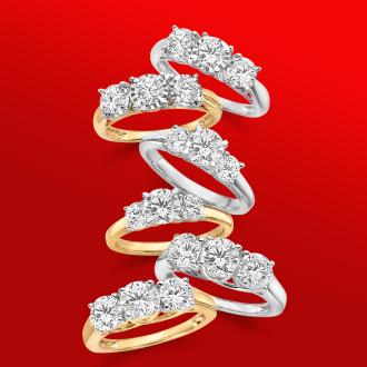 Three Stone Rings