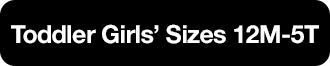 toddler girls sizes 12m-5t