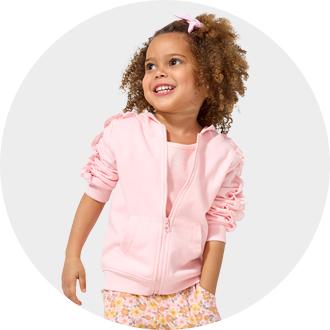 2-pack Jersey Tops - Light pink/white - Kids