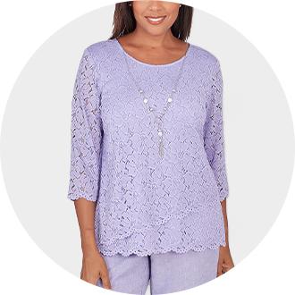 Alfred dunner outlet tops