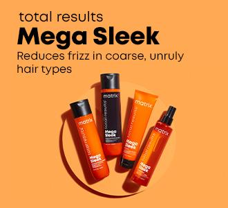 total results mega sleek reduces fritz in coarse unruly hair types