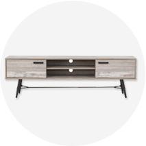 Sauder Beginnings Panel Tv Stand For Tvs Up To 42 Cinnamon Cherry Finish Groupon