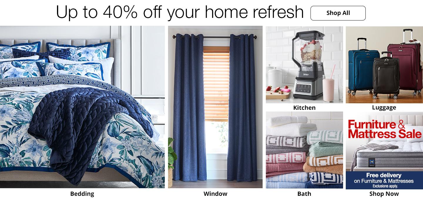 Up to 40% off your home refresh