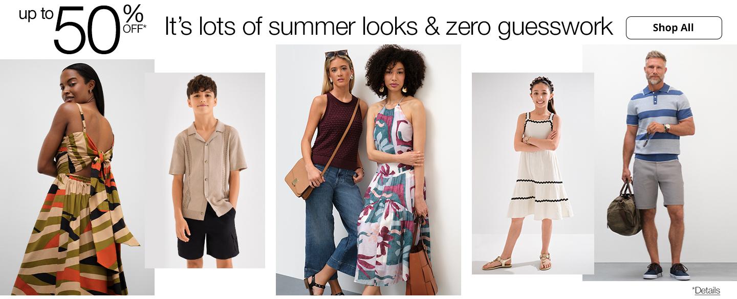 Up to 50% Off*
