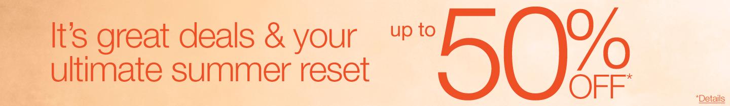 Up to 50% Off*