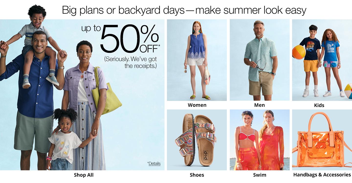 Up to 50% Off*