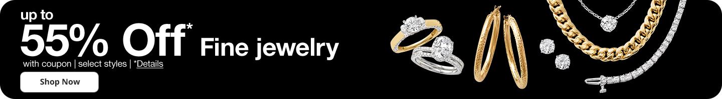 up to 55% off fine jewelry