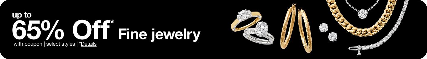 up to 65% off fine jewelry