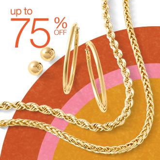 up to 75% off