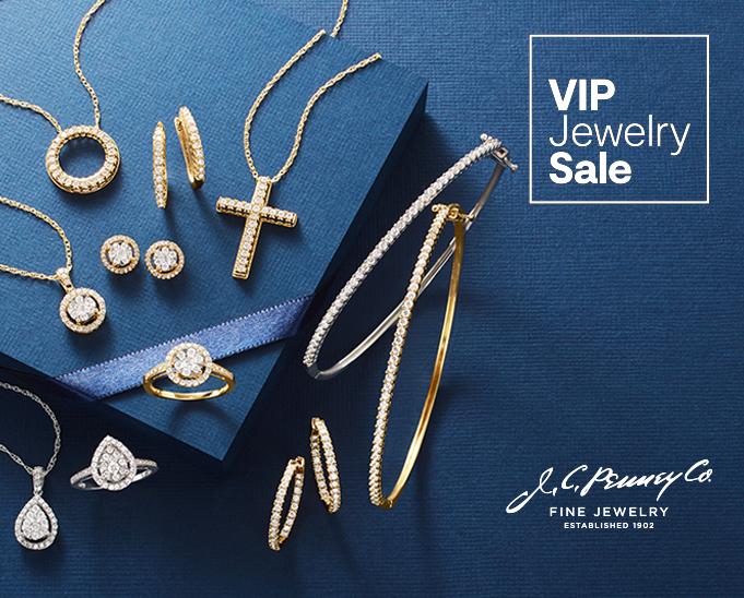 VIP JEWELRY SALE Extra 40% Off* Fine jewelry  with JCPenney Credit Card & Coupon already reduced 30-50% select styles | *Learn More shop all
