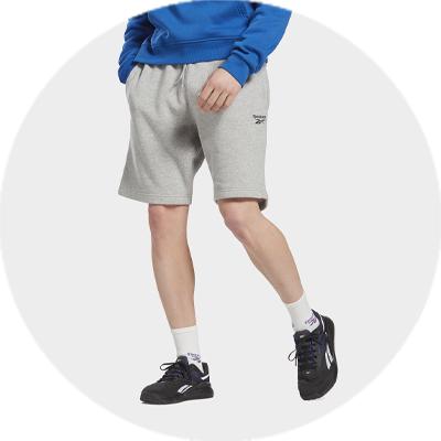 Mens Reebok Clothing, Hoodies, Joggers, Shorts & more