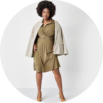 Women's plus size 2025 dresses at jcpenney