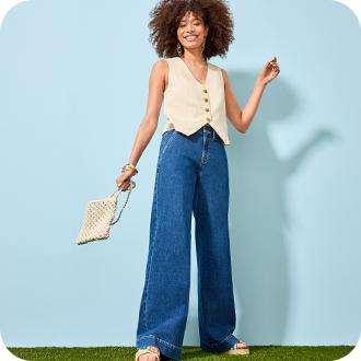 Pantalón de Vestir Gris marca Lady Sun para Mujer