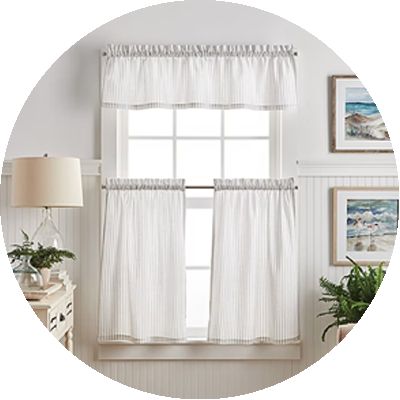 Kitchen Bath Curtains Kitchen Curtain Sets JCPenney   Window Set Vis Nav 6efaf113 A05e 4e78 9db0 3f773335200e