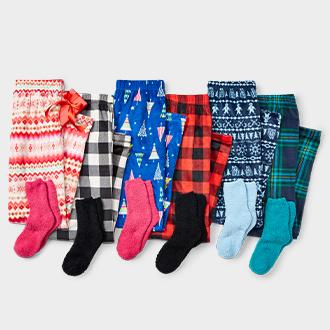 Women’s Sleep Chic fleece pants with socks