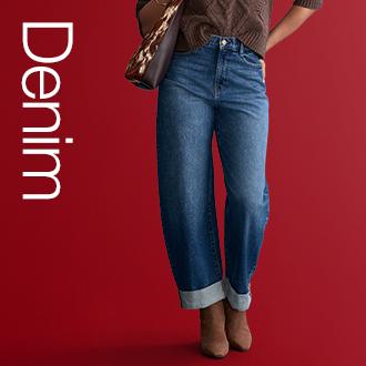 Womens Barrel Denim
