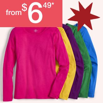 Womens Long-Sleeve Tees