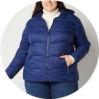 Jcpenney women's clearance plus size jackets