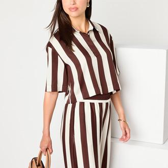 Worthington Elbow Sleeve Satin Blouse