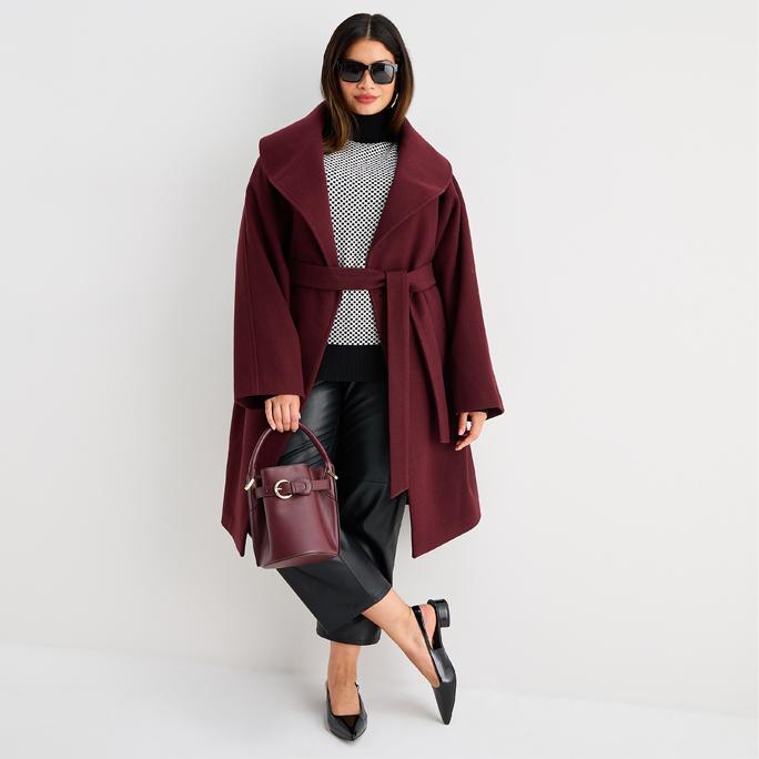 Worthington Womens Plus Heavyweight Coat