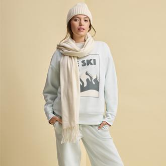 Xersion Womens Oversized Fleece Sweatshirt