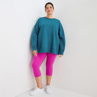 Xersion Womens Plus Cropped Legging