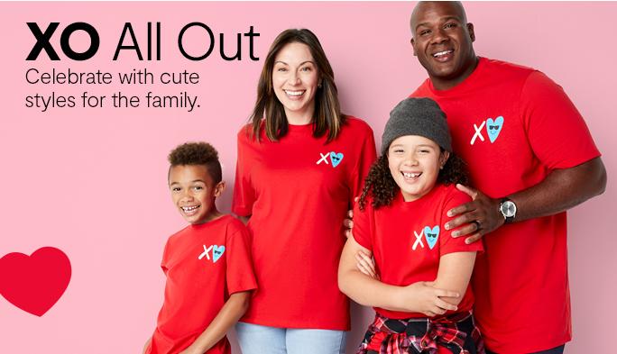 XO All out celebrate with cute styles for the family